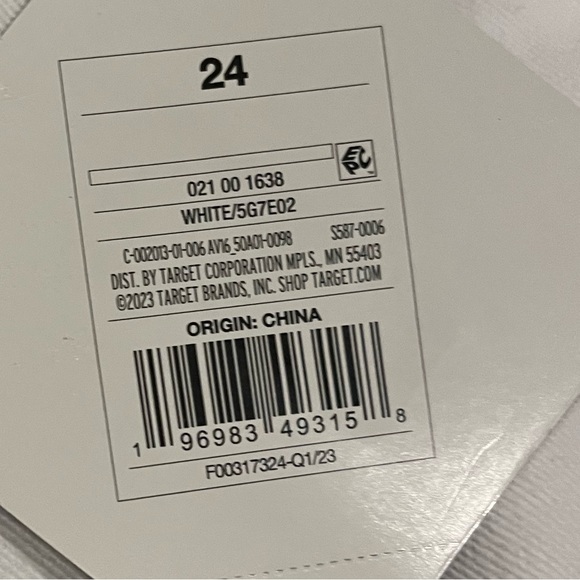 AVA & VIV Midi Shorts High Rise Slim Fit Stretch Jeans Shorts White Size 24 - Picture 6 of 6